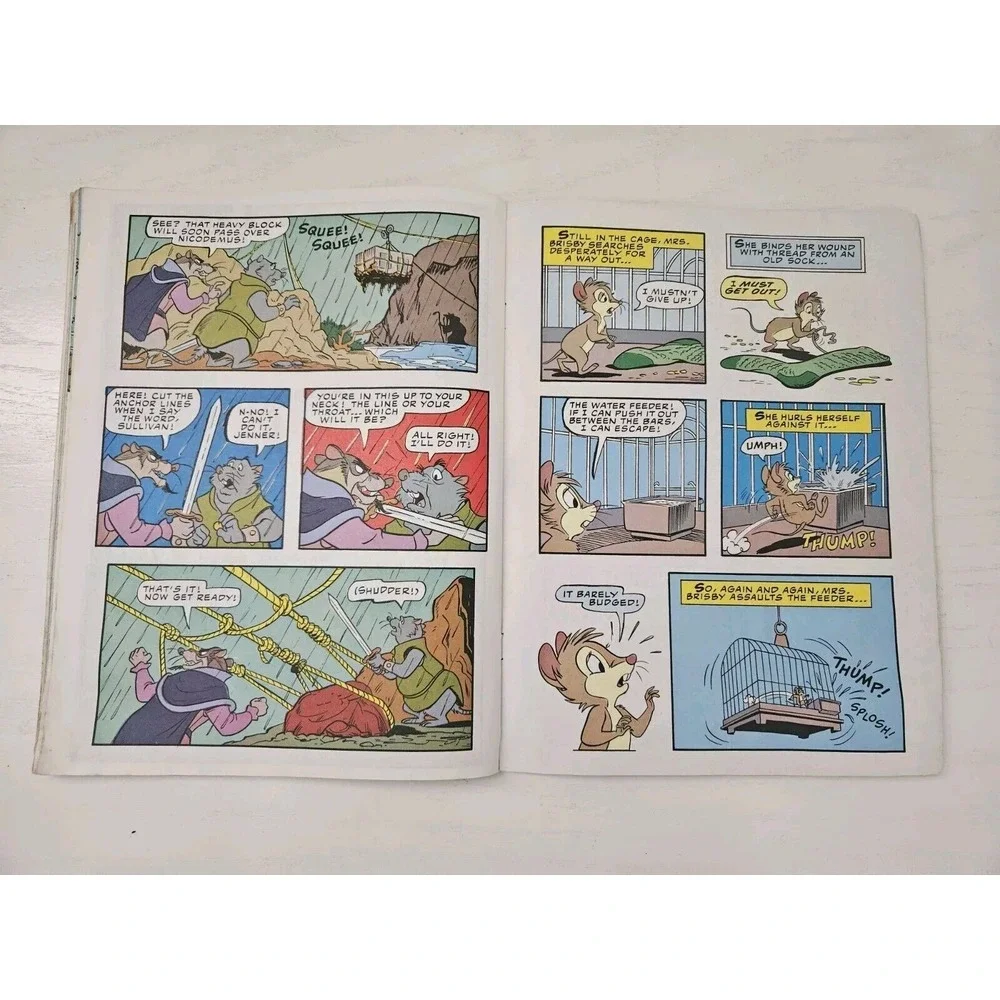 Vintage The Secret Of Nimh Graphic‎ Novel Comic Paperback-1982 Golden Press